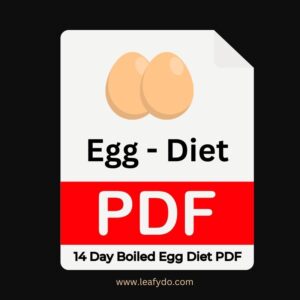 Read more about the article Complete 14 Day boiled Egg Diet PDF