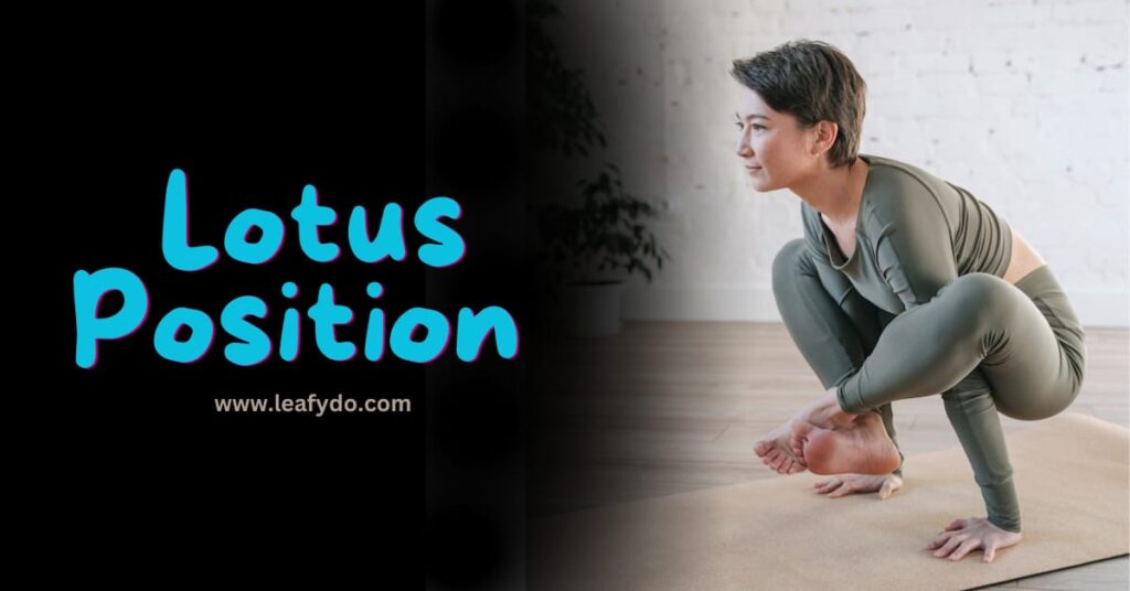 Women doing Lotus position 