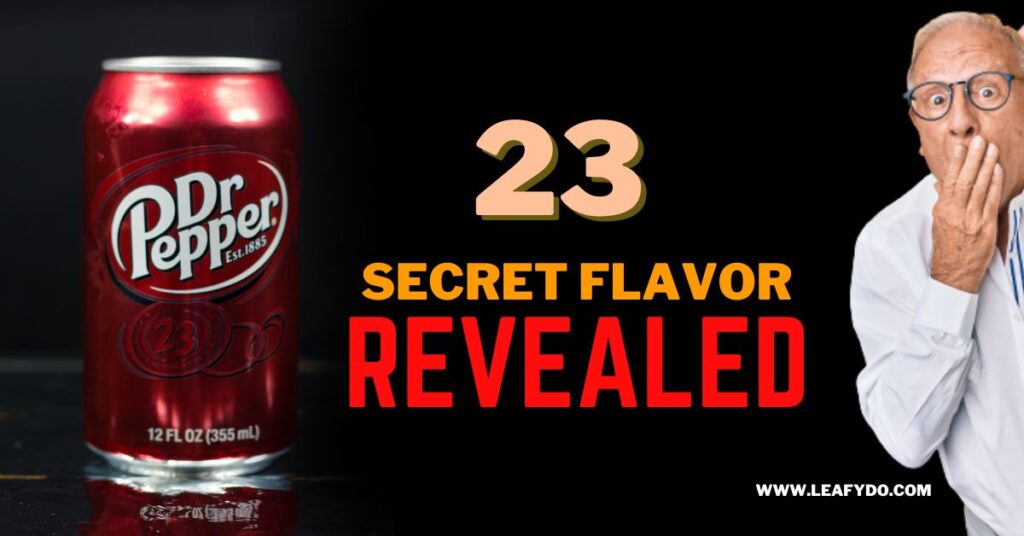 what are the 23 flavors of dr pepper