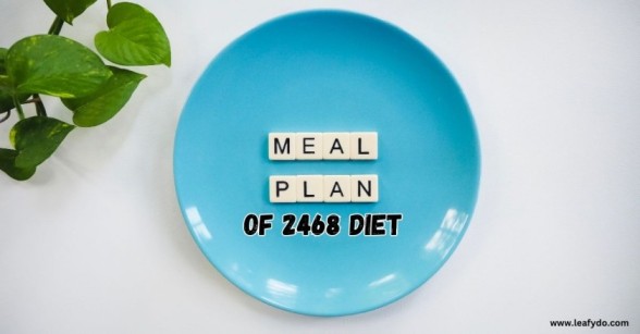 meal plan of 2468 diet