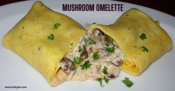 mushroom omelette