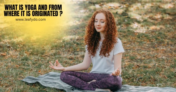 what is yoga and from where it is originated?