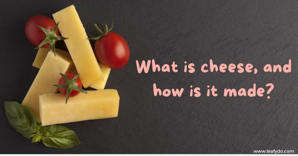 What is cheese, and how is it made