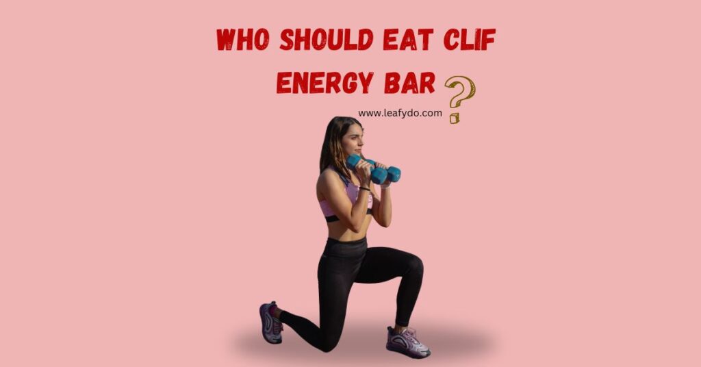 who should eat energy bar