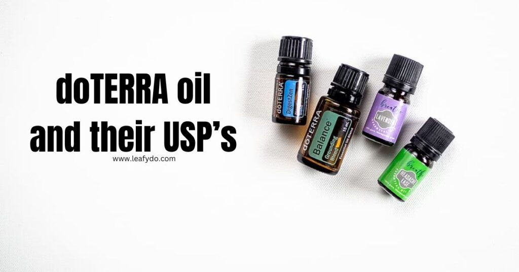 DoTERRA essential oils and their uniqueness 