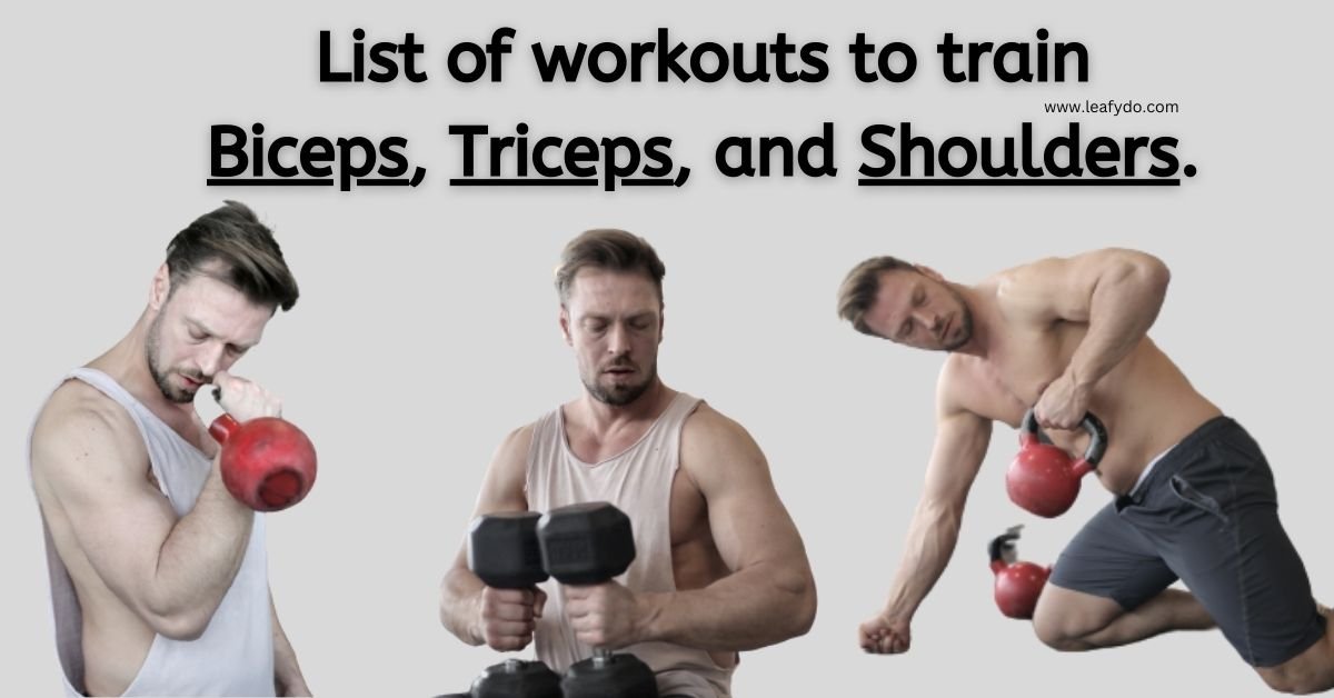 Can you workout biceps triceps and shoulders on the same day