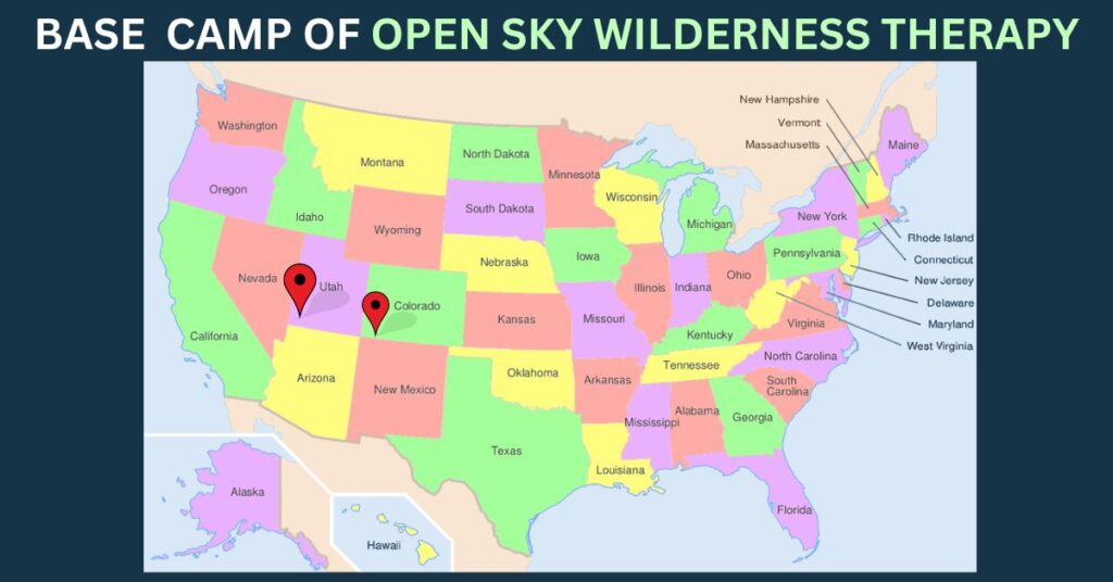 base camp of open sky wilderness therapy 