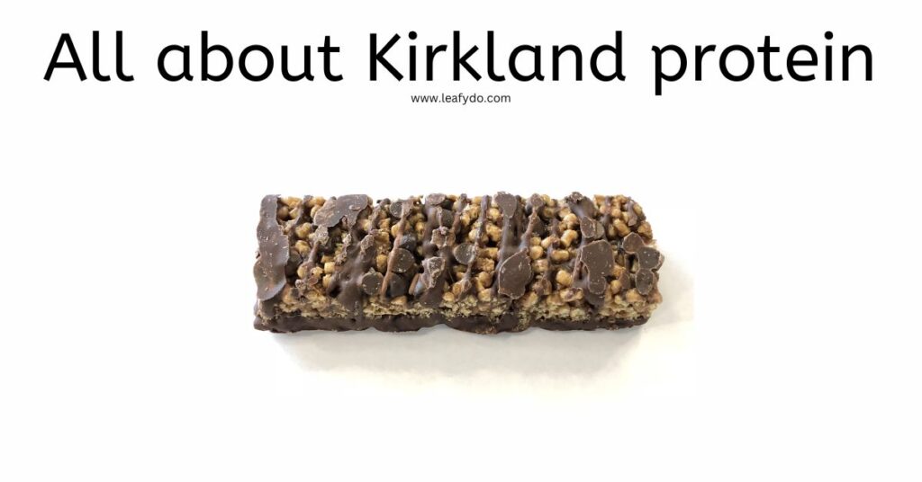 What is a Kirkland protein bar?